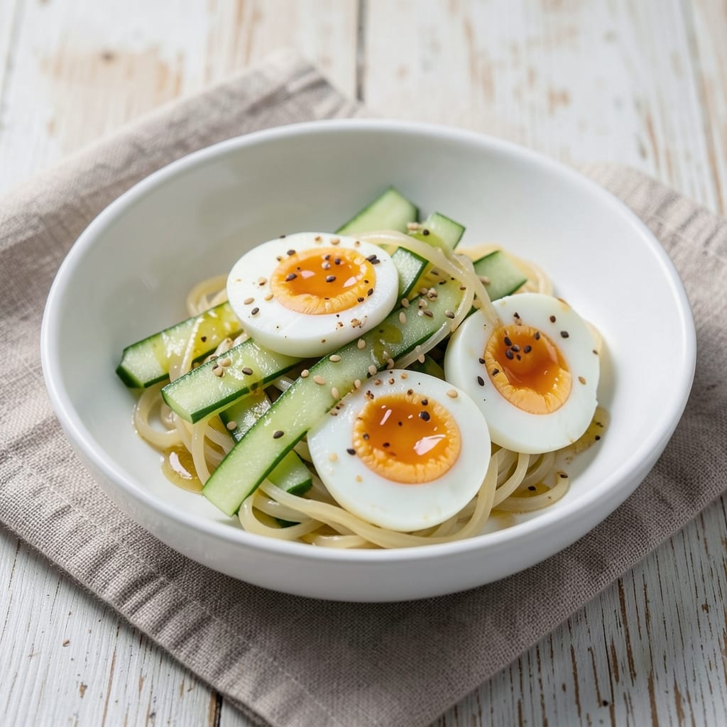 Cucumber Egg Chinese Recipe: Silky Stir-Fry With Crunchy Noodles