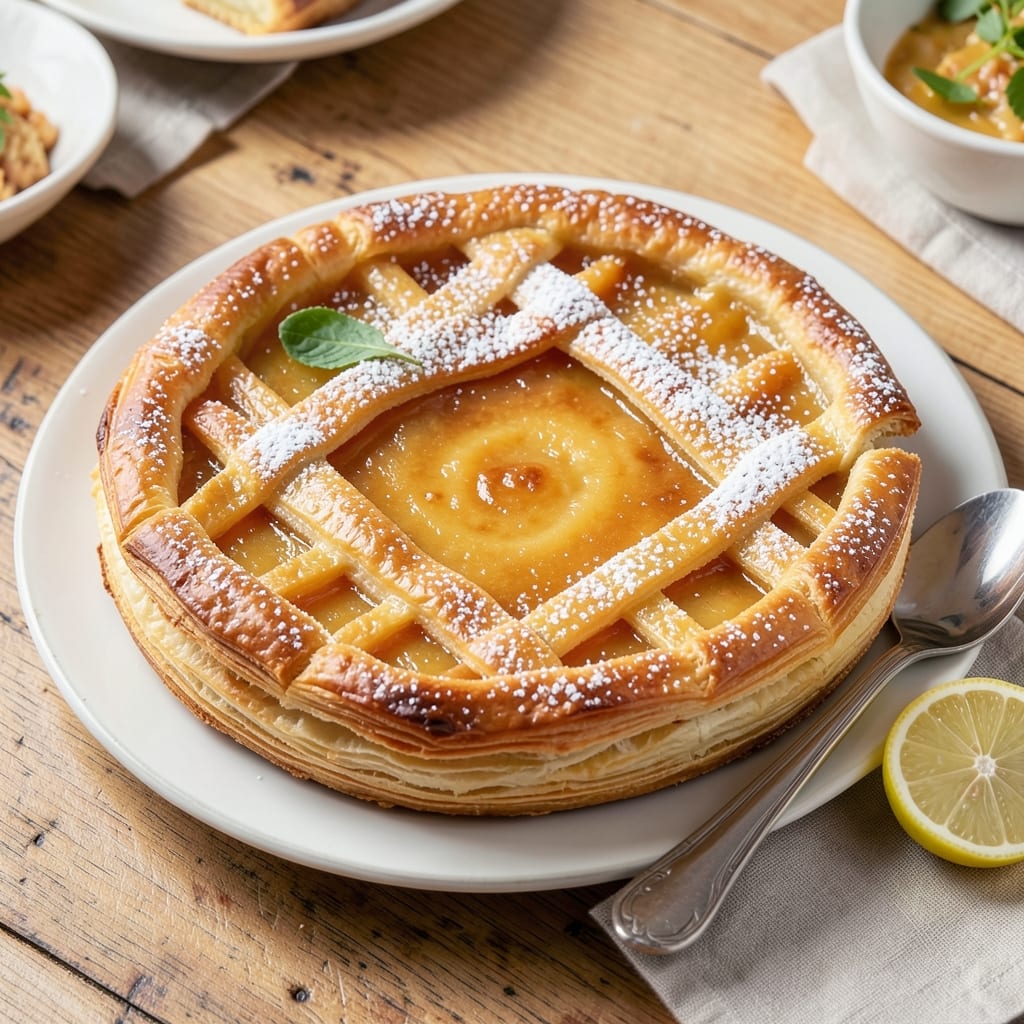 Chinese Egg Custard Tarts Recipe With Puff Pastry: Golden Crusts and Silky Yolk Hearts