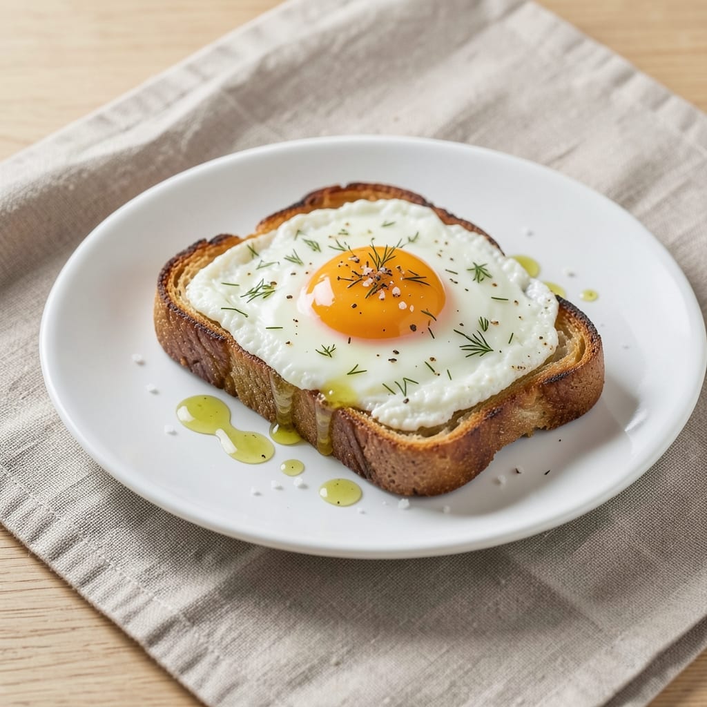 Cottage Cheese Egg Toast Recipe: Fluffy Yolk Magic Between Buttery Layers
