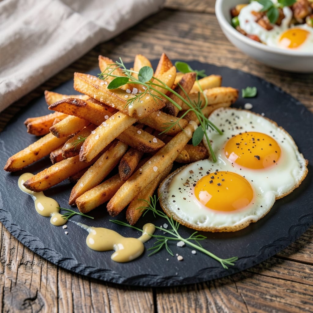 Crispy Egg French Fries Recipe: Air-Crisped Yolk Surprise in Every Bite