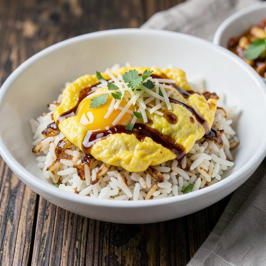 Easy Fried Rice Recipe with Egg No Vegetables: Savory Egg Stir-Fry in 15 Minutes