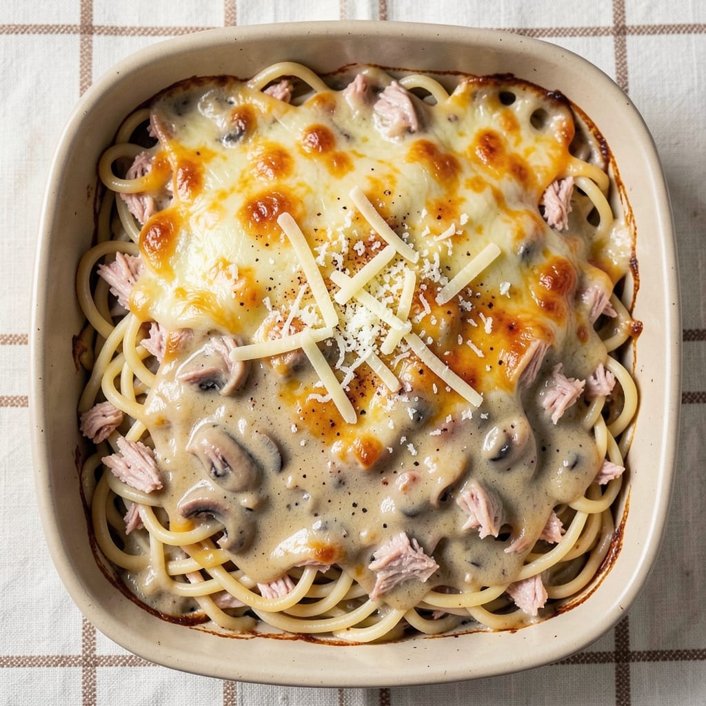 Best Tuna Noodle Casserole Recipe With Egg Noodles: Cheesy Crispy Top That Locks in Flavor