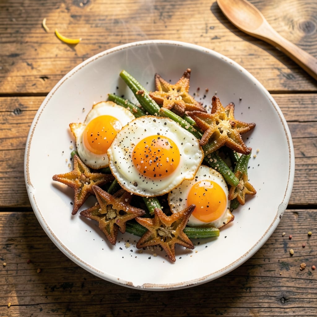 Egg And Okra Recipe: Crispy-Fried Bites With Silky Centers