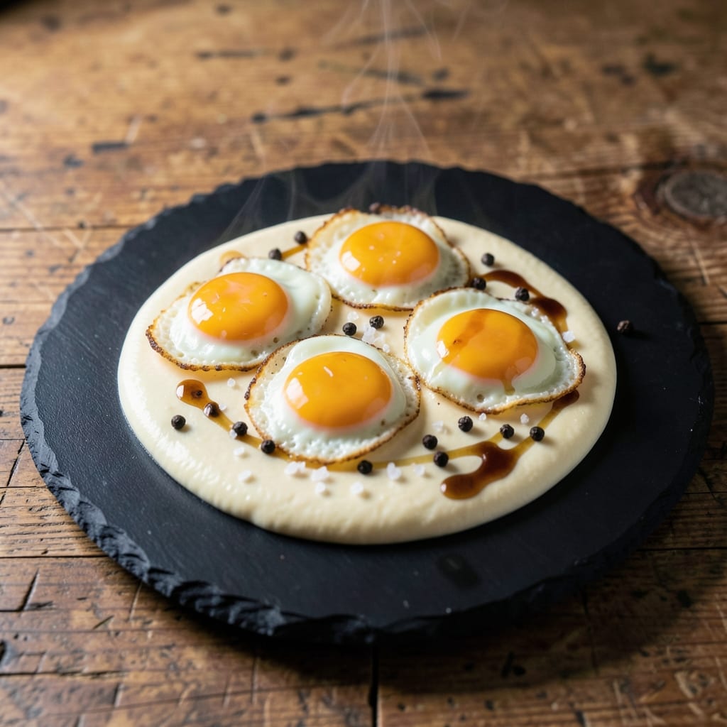 Egg and Coconut Milk Recipe: Golden Crispy Coconut-Fried Eggs