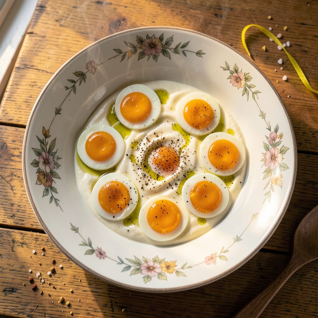 Egg-Based Recipe: Fluffy Clouds With Runny Yolk Magic