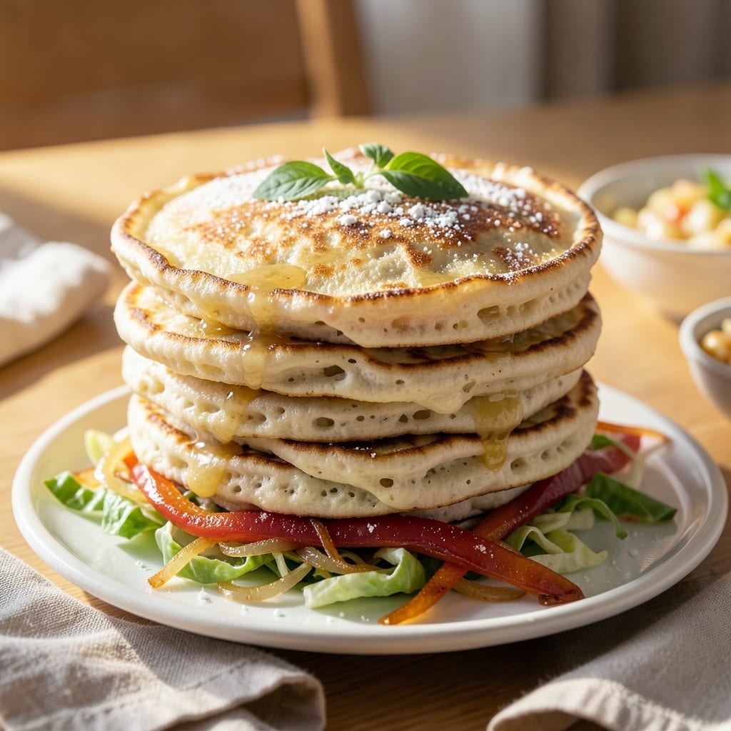Cabbage Carrot Egg Pancake Recipe: Savory Fluffy Stacks With Hidden Veggies