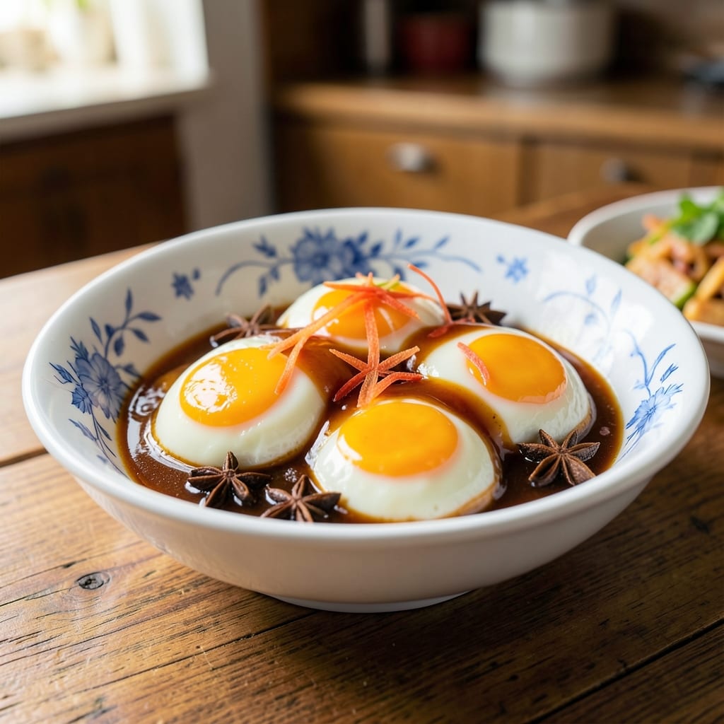 Chinese Braised Eggs Recipe: Silky Yolk and Fragrant Soy-Ginger Harmony