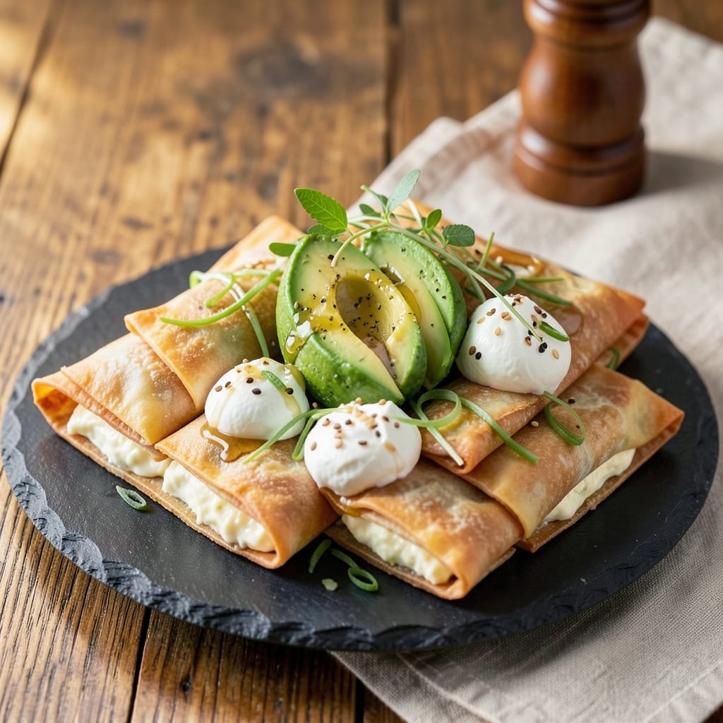 Cheesecake Avocado Egg Rolls Recipe: Crunchy Shells with Creamy Surprise
