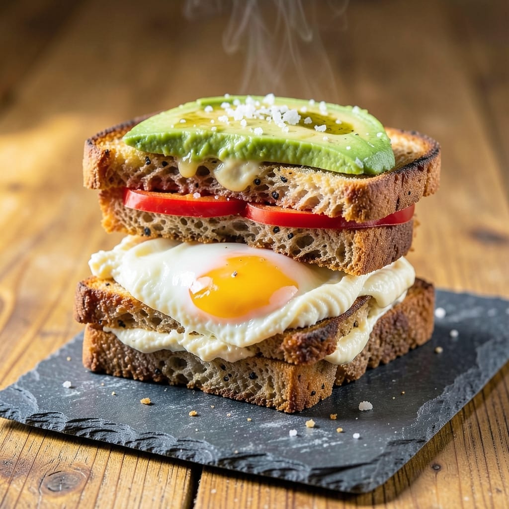 Creamy Egg Sandwich Recipe: Fluffy Yolk Magic Between Buttery Toast