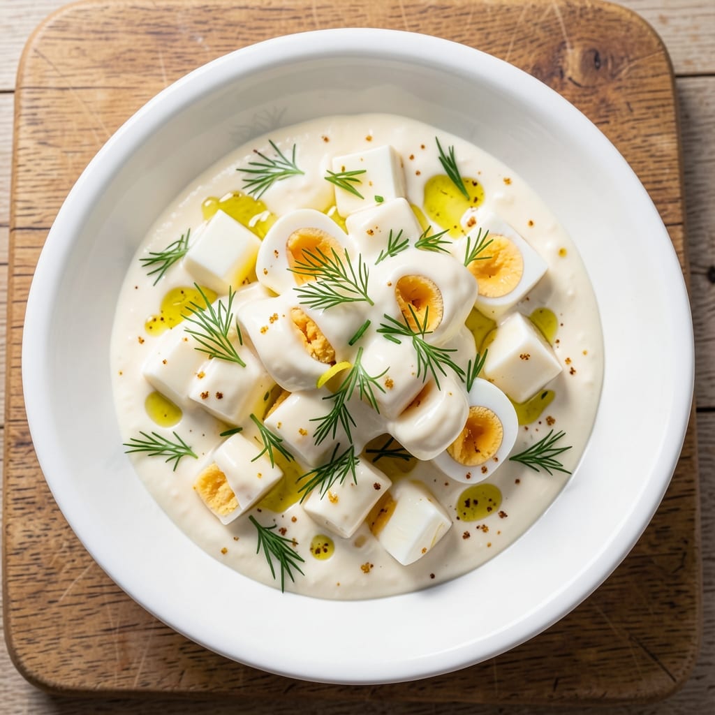 Boiled Eggs Dip Recipe: Crunchy Celery and Herb-Packed Protein Boost