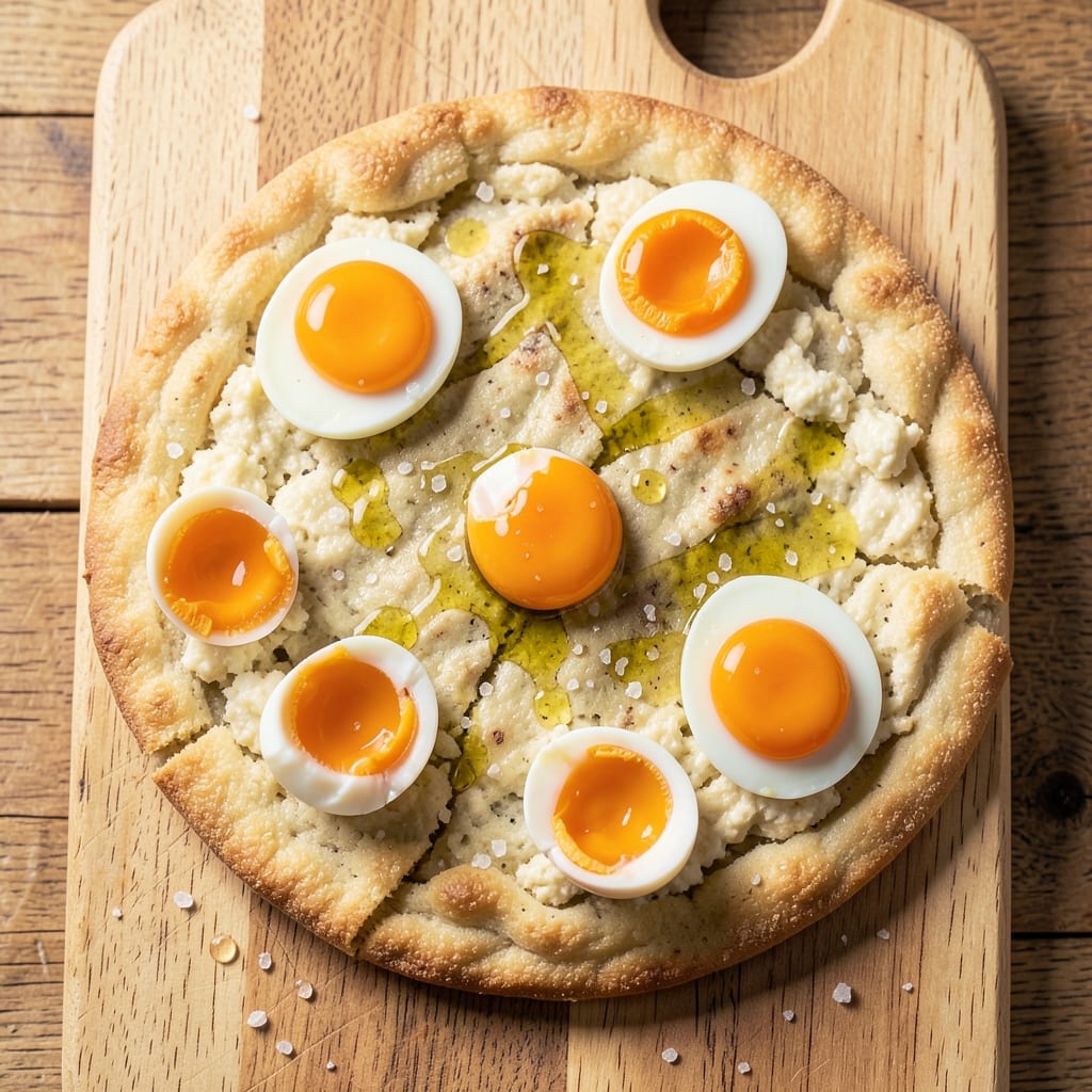 Cottage Cheese Egg Almond Flour Flatbread Recipe: Flaky Layers With Savory Yolk Magic