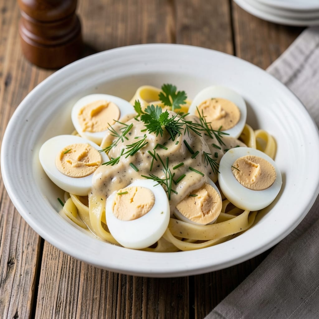 Deviled Egg Pasta Recipe: Creamy Yolk and Herb-Packed Twist on Classic Comfort