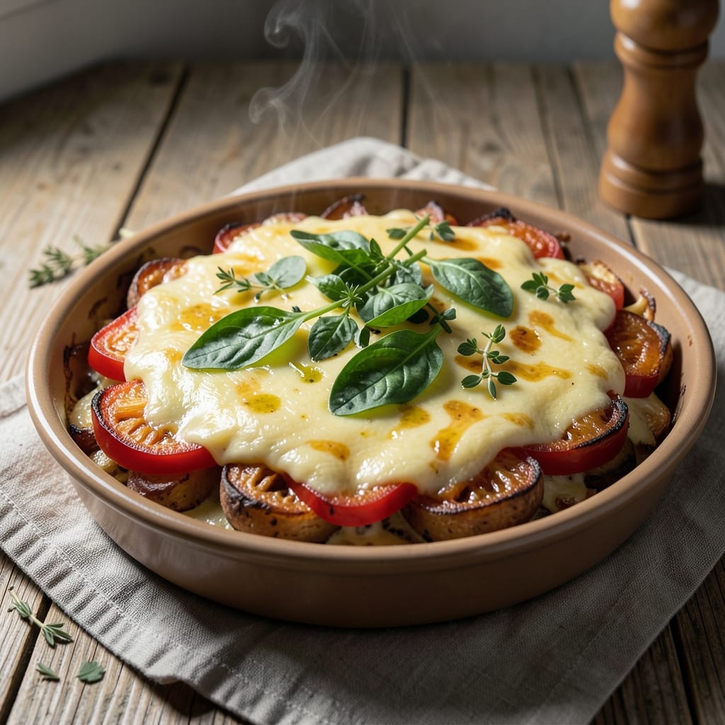 Egg Bake Recipe No Meat: Savory Cheese and Herb Cloud in One Pan