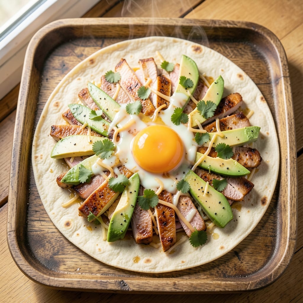 Chicken Egg Wraps Recipe: Crispy Tortilla Hugs Runny Yolk Magic