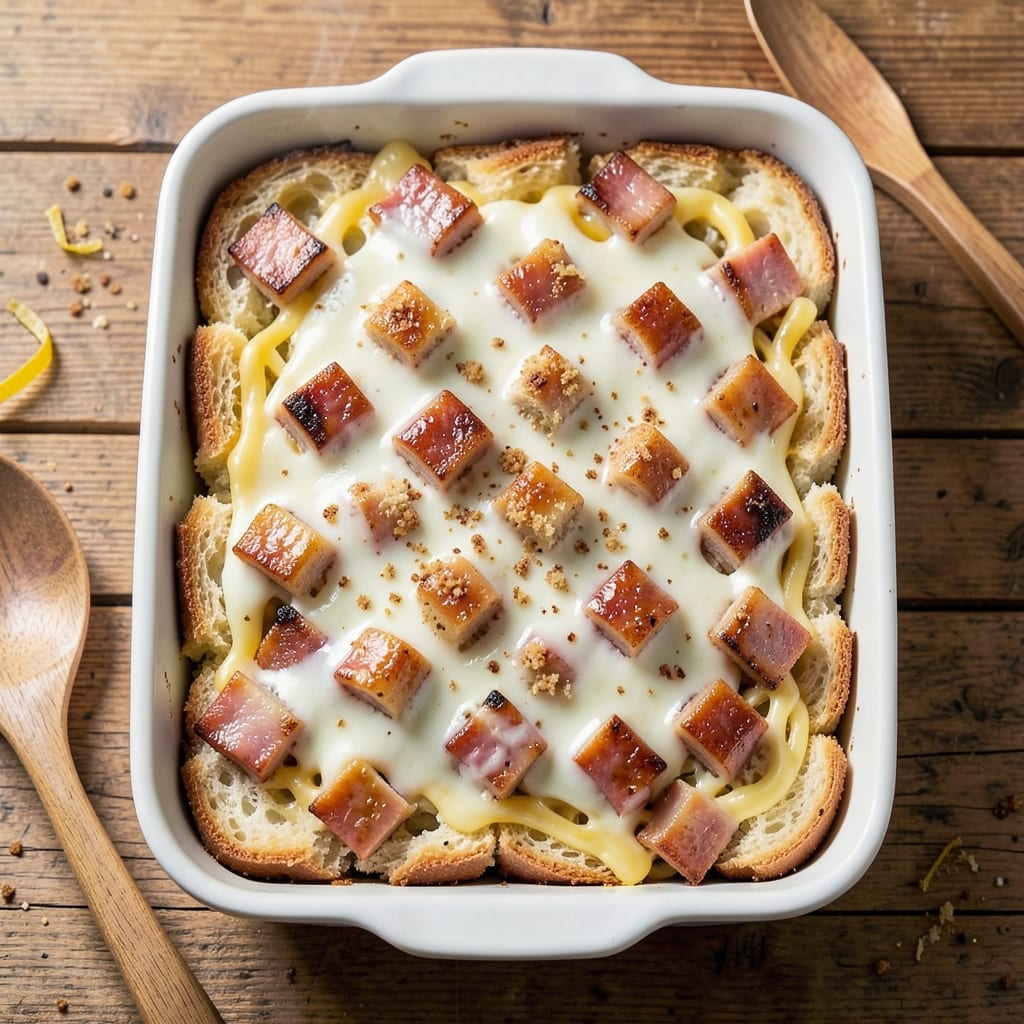 Cracker Barrel Ham and Egg Casserole Recipe: Layered Comfort With Crispy Top and Silky Yolk