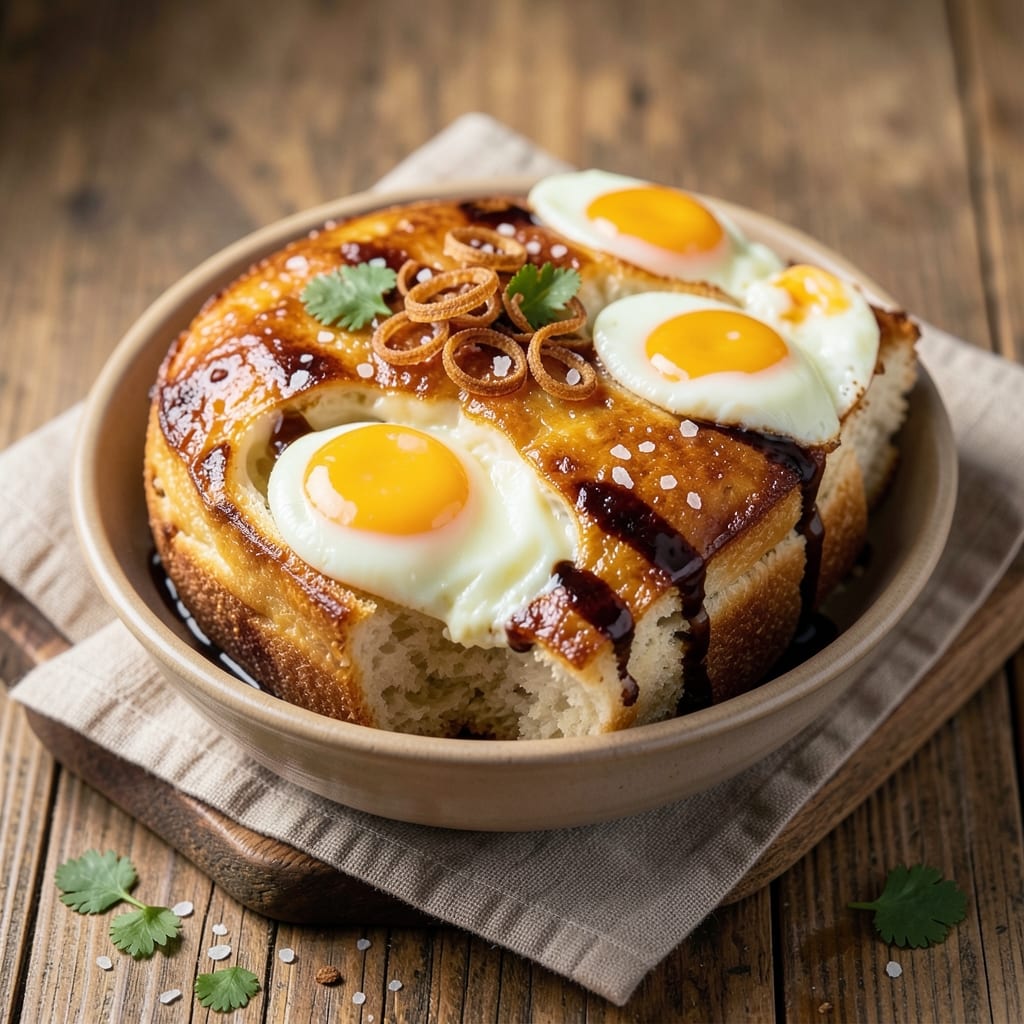 Chinese Egg Bread Recipe: Golden Crust With Silky Yolk Hearts