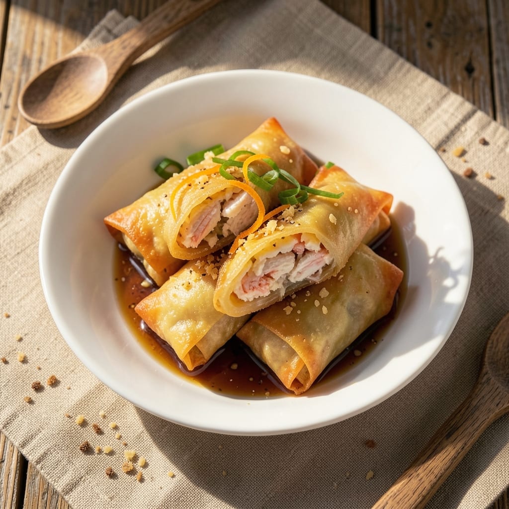 Crab Meat Egg Rolls Recipe: Golden Crispy Bites With Sweet-Spiced Filling